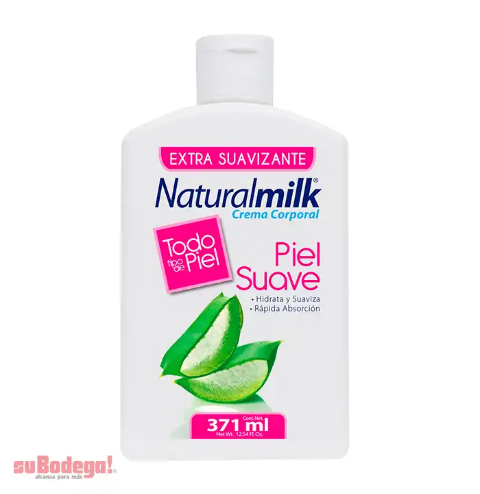 Crema Naturalmilk Piel Suave 371 ml.