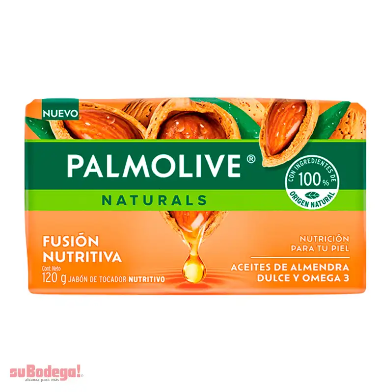 Jabón de Tocador Palmolive Naturals Almendra y Aceite de Omega 120 g