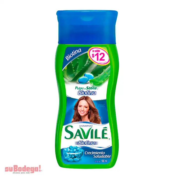 Shampoo Savilé Biotina 180 ml.