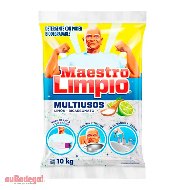 Detergente Maestro Limpio Multiusos 10 kg.
