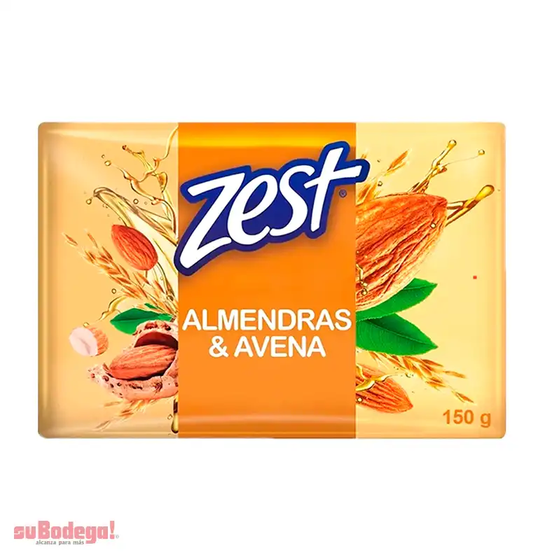 Jabón de Tocador Zest Almendra con Avena 150 gr.