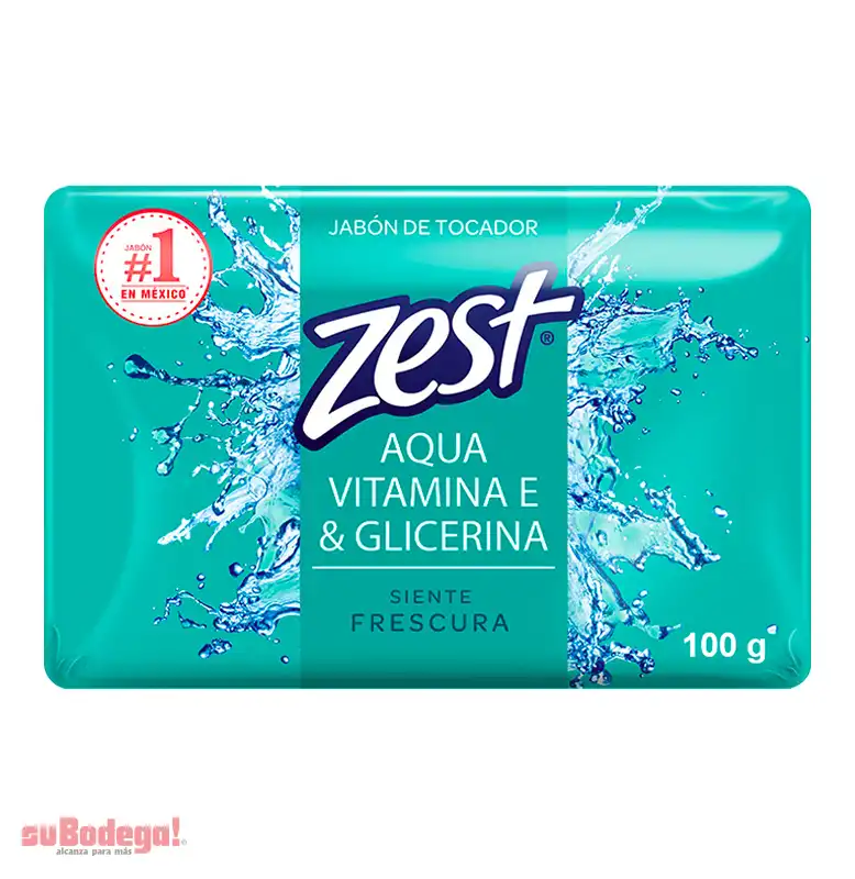 Jabón de Tocador Zest Aqua 100 gr.