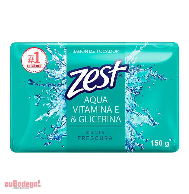 Jabón de Tocador Zest Aqua 150 gr.
