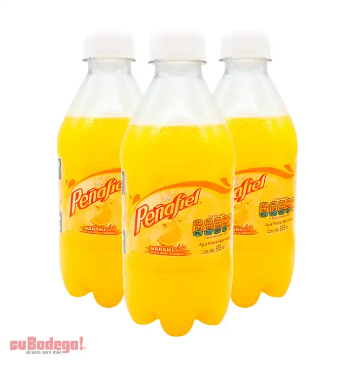 Refresco Peñafiel Naranjada Pet 355 ml.