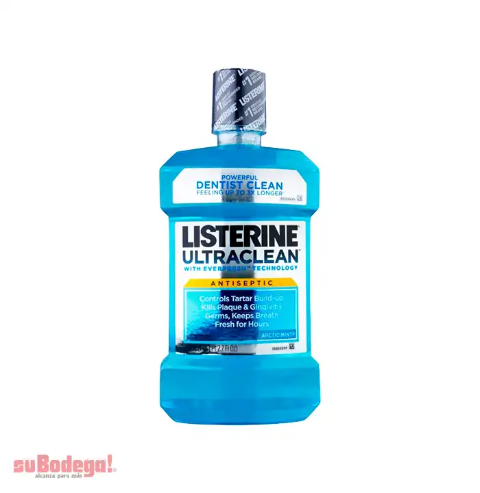 Enjuague Bucal Listerine Ultra Clean 250 ml.