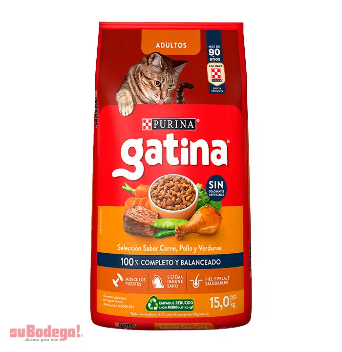 Alimento Purina Gatina Pollo 15 kg.