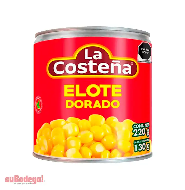 Elote Dorado en Grano La Costeña 220 gr.