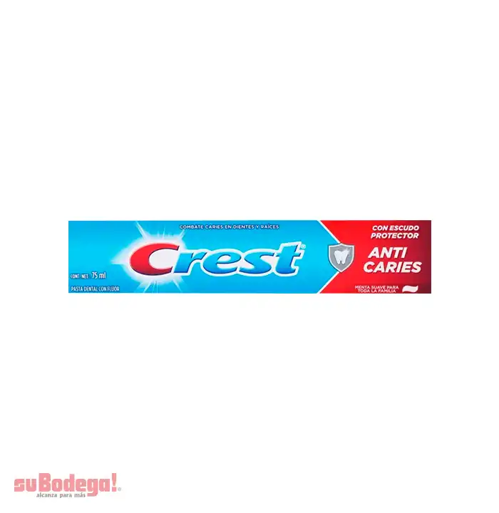 Crema Dental Crest Anti Caries 75 ml.