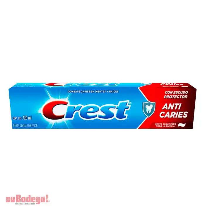 Crema Dental Crest Anti Caries 120 ml.