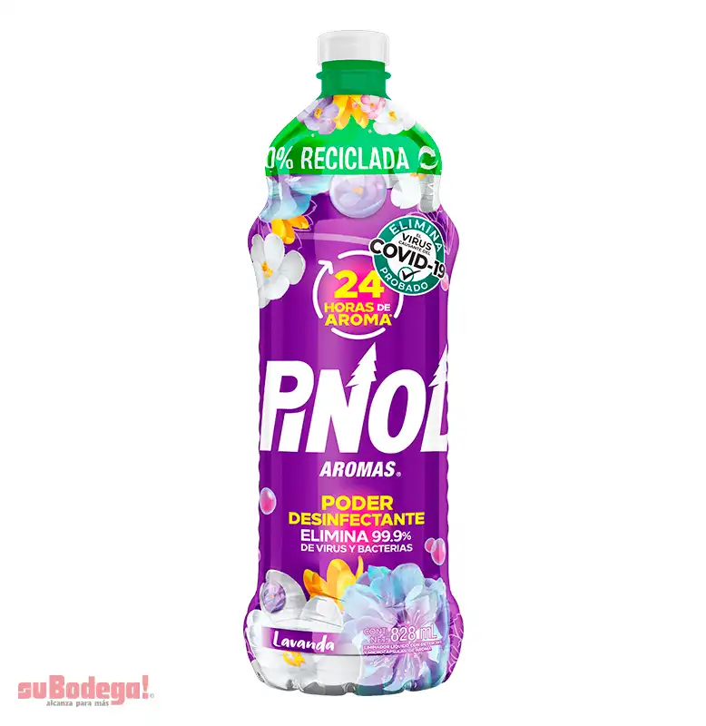 Limpiador Pinol Trapeado Diario Lavanda 828 ml.