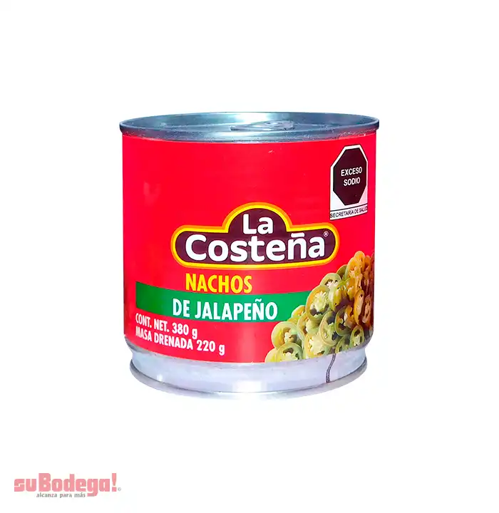 Chiles Jalapeños Rodajas La Costeña 380 gr.