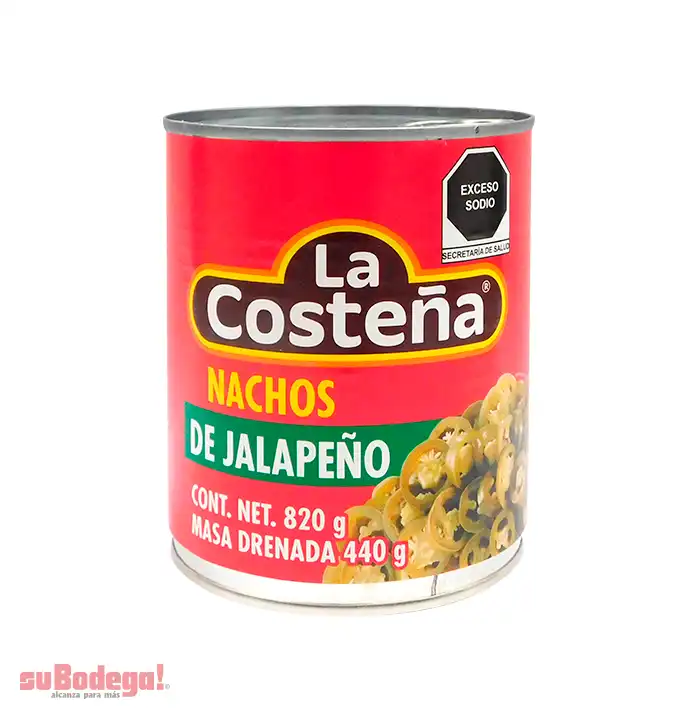 Chiles Jalapeños Rodajas La Costeña 800 gr.