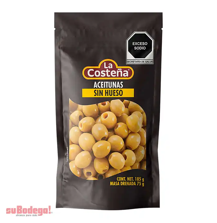 Aceituna La Costeña Sin Hueso Doy Pack 185 gr.