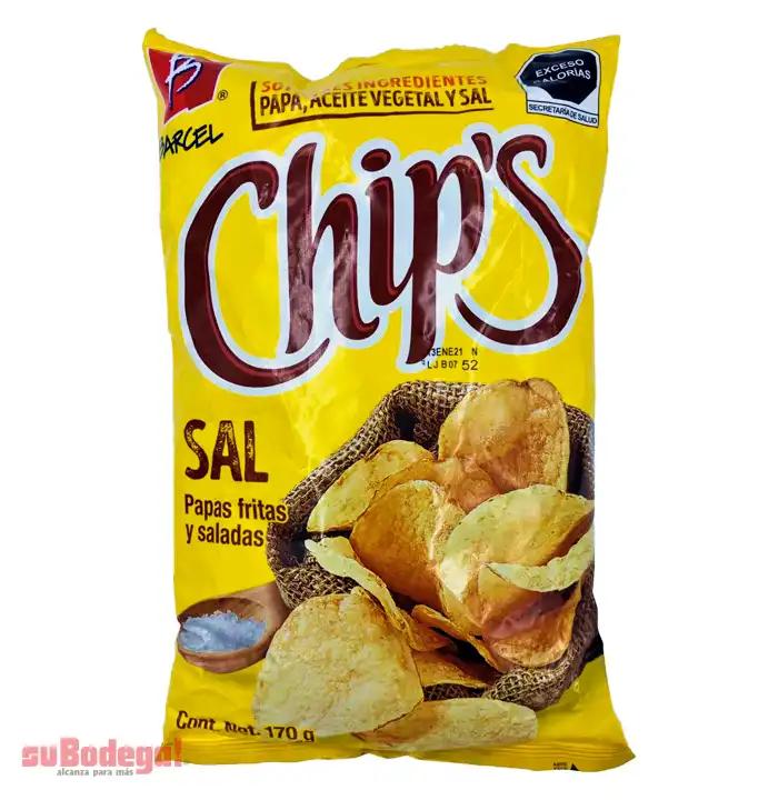 Barcel Chips Sal 170 gr.