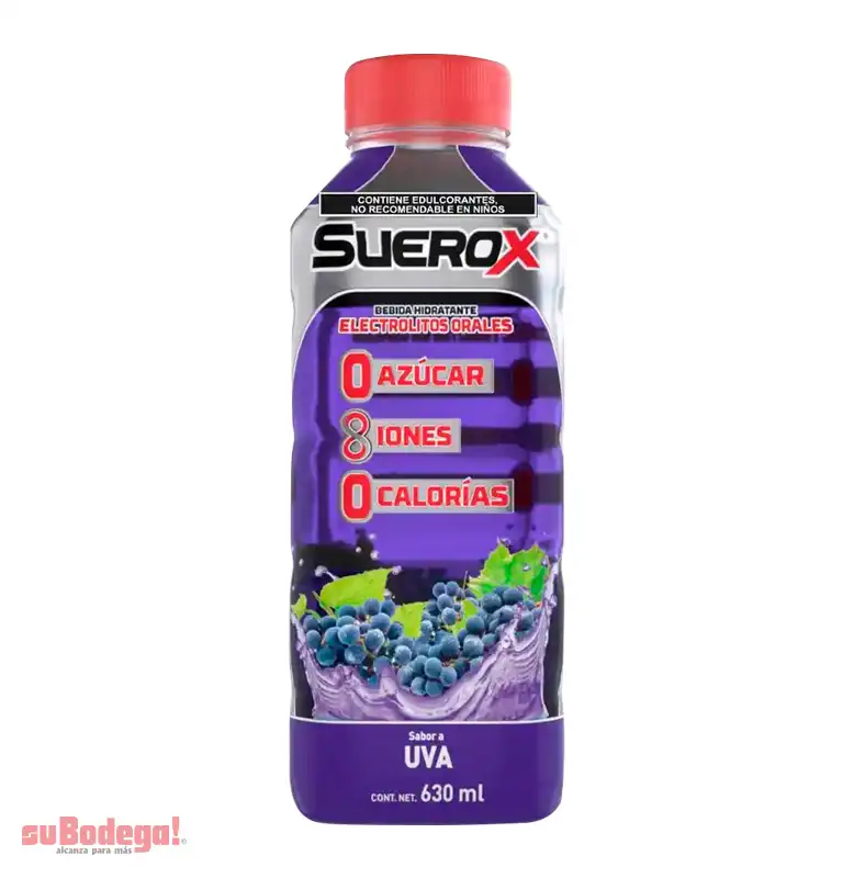 Bebida Suerox Uva 630 ml.