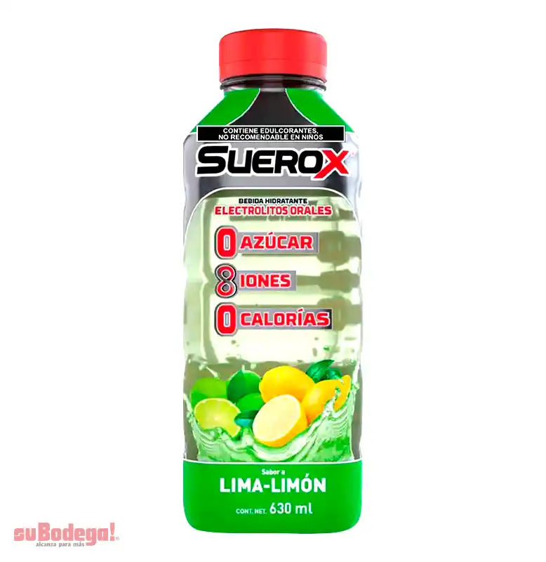 Bebida Suerox Lima Limón 630 ml.
