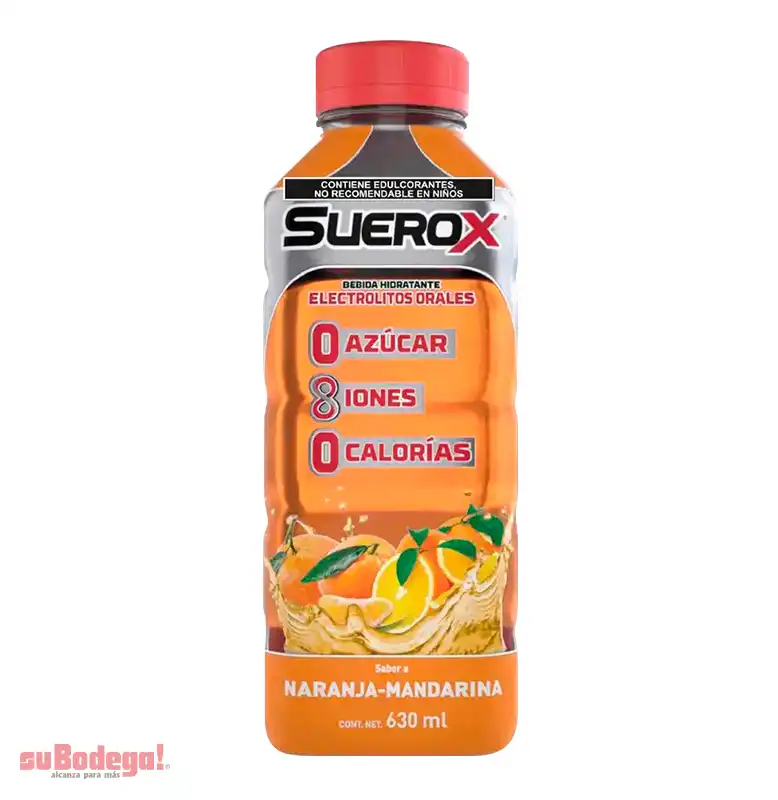 Bebida Suerox Naranja Mandarina 630 ml.