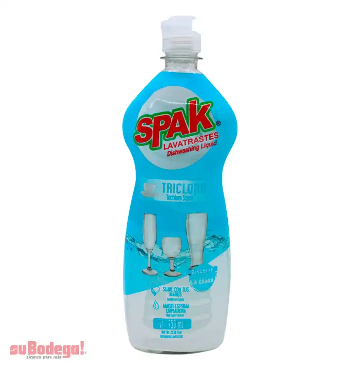 Detergente Spak Tricloro Líquido 750 ml.
