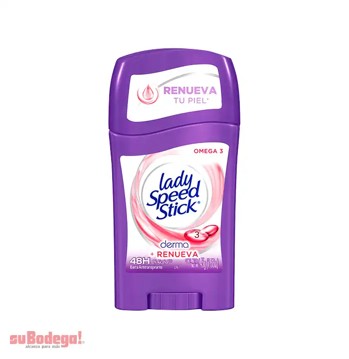 Desodorante Lady Speed Stick Derma Omega 3 Stick 45 gr.