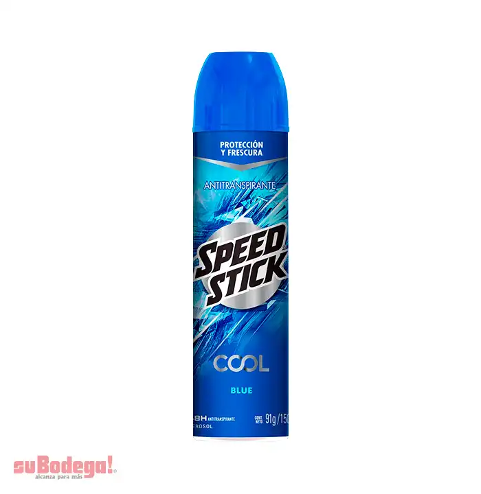Desodorante Speed Stick Cool Blue Aerosol 91 ml.