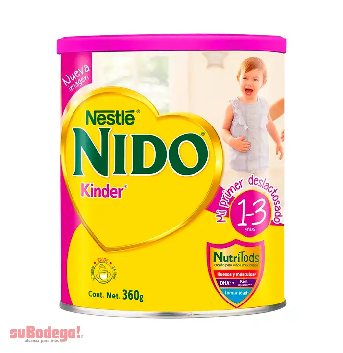 Leche Nido Kinder 1 Deslactosada 360 gr.