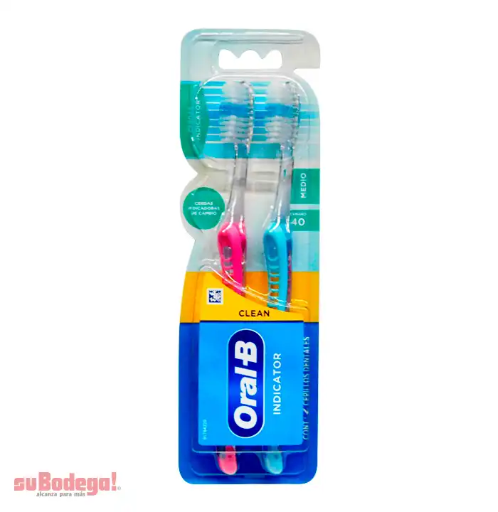 Cepillo Dental Oral B 40 Plus 2 pz. Oferta