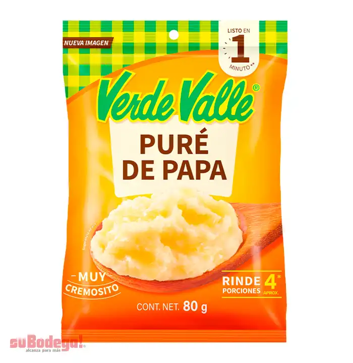 Puré de Papa Verde Valle 80 gr.