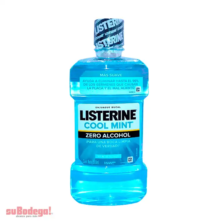 Enjuague Bucal Listerine Zero 500 ml.