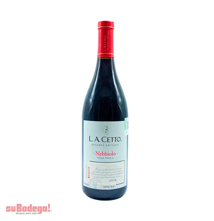 Vino Tinto La Cetto Nebbiolo Reserva Privada 750 Ml.