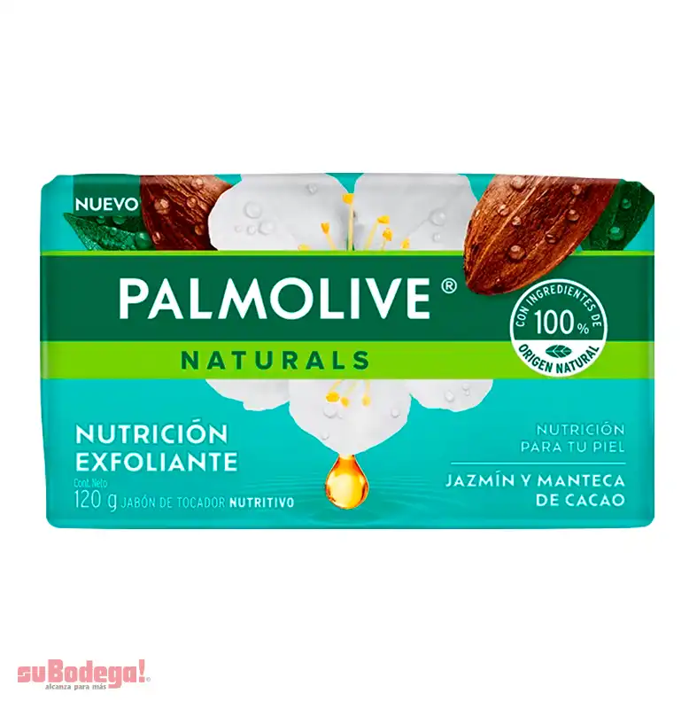 Jabón de Tocador Palmolive Naturals Jazmín y Cacao 120 g