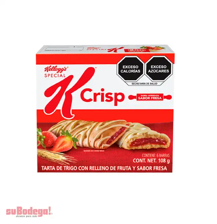 Barra de Trigo Kelloggs Special K Crisp Fresa 108 gr.