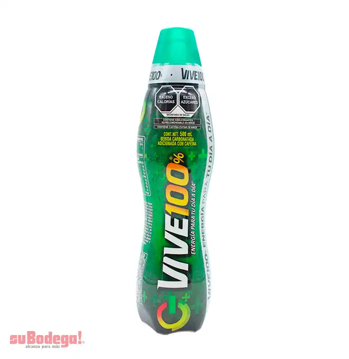 Bebida Energizante Vive 100% 500 ml.
