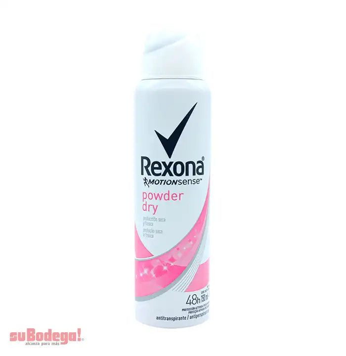 Desodorante Rexona Powder Mujer Aerosol 150 ml.