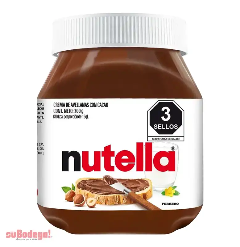 Crema de Avellana Nutella 200 gr.