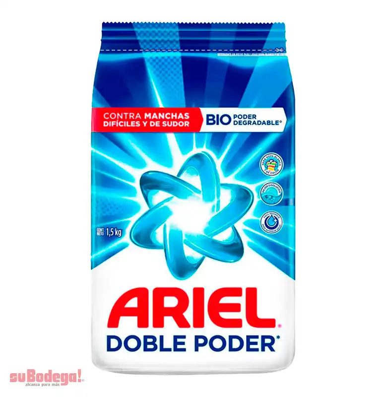 Detergente Ariel 1.5 kg.