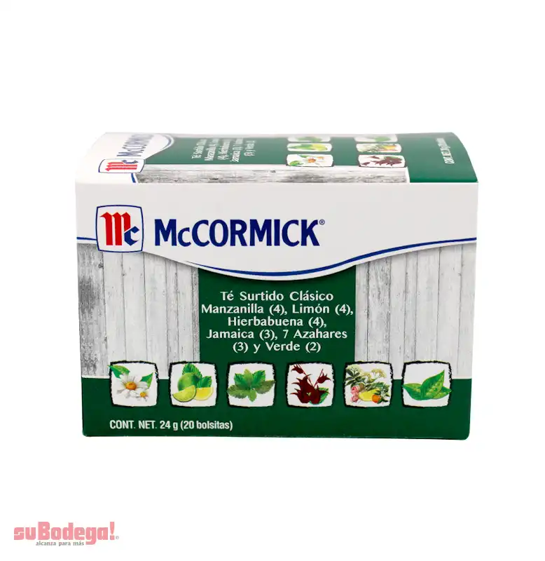 Té Mc Cormick Surtido 20/24 gr.