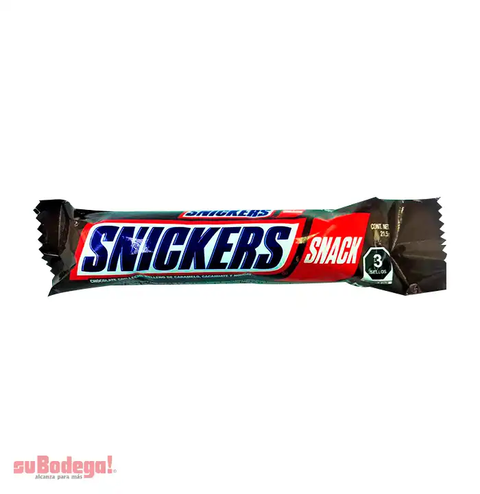 Chocolate Snickers Snack 21.5 gr.