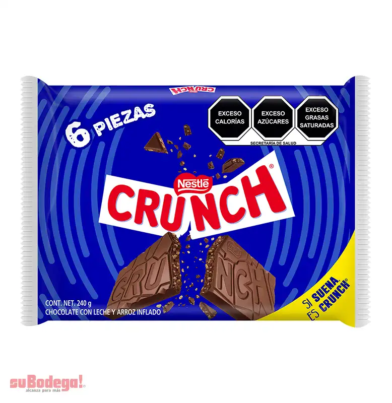 Chocolate Nestlé Crunch 6/40 gr.