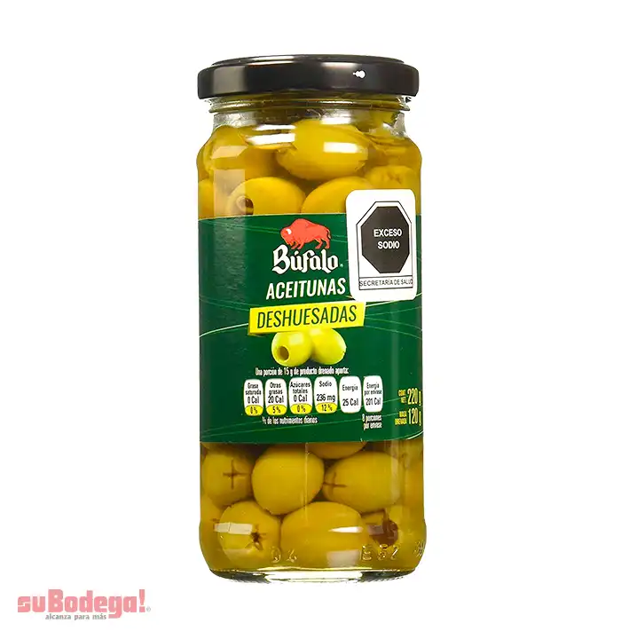 Aceituna Búfalo Deshuesada 220 gr.