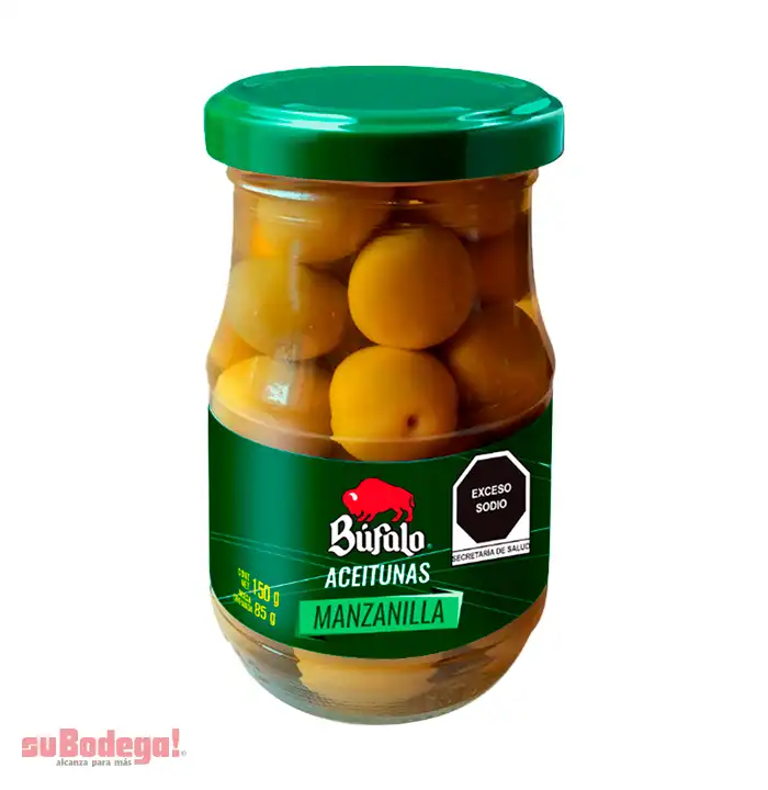 Aceituna Búfalo Manzanilla 150 gr.