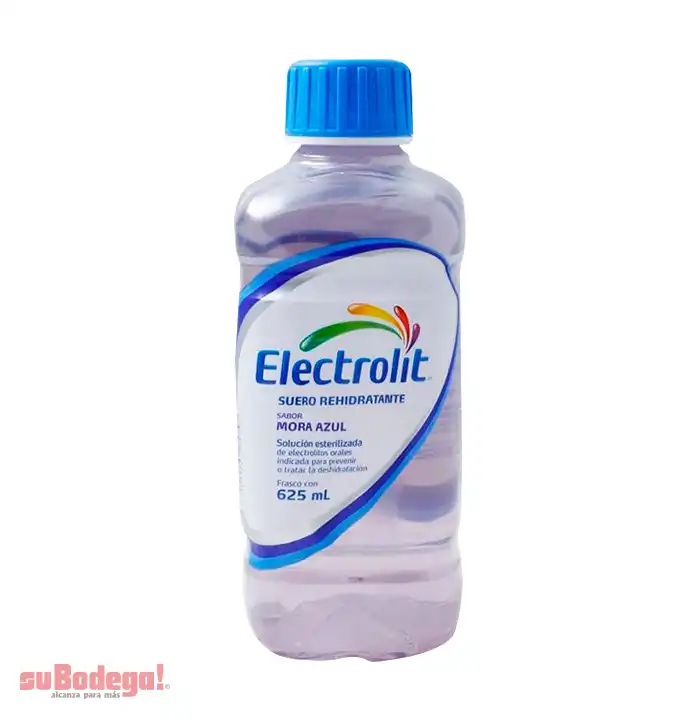 Suero Electrolit Mora Azul 625 ml.