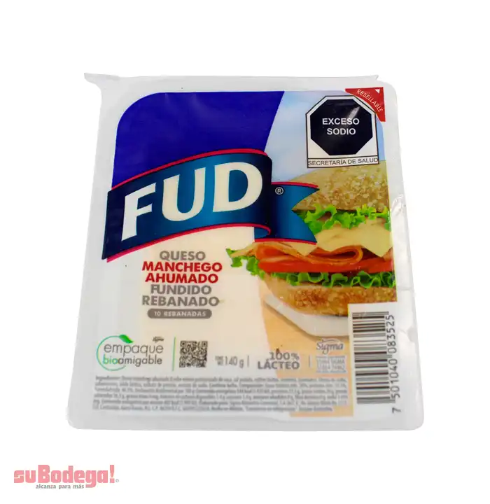 Queso Manchego Ahumado Fud 140 gr.