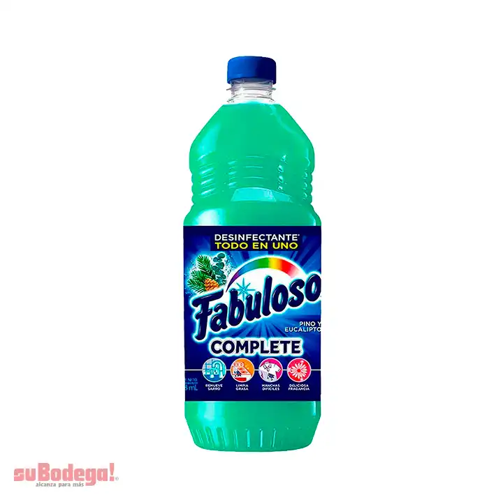 Limpiador Fabuloso Pino Eucalipto 828 ml.