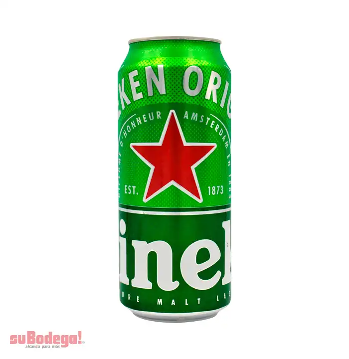 Cerveza Heineken Lata 16 Oz.