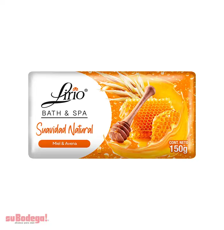 Jabón de Tocador Lirio Avena y Miel 150 gr.