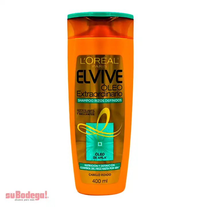 Shampoo Loreal Elvive Rizos Definidos 400 ml.