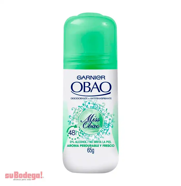 Desodorante Obao Mujer Miss Roll On 65 Gr