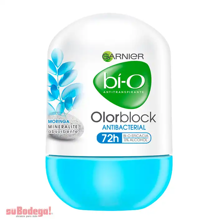 Desodorante BiO Mujer Olorblock 2 Roll On 50 ml.