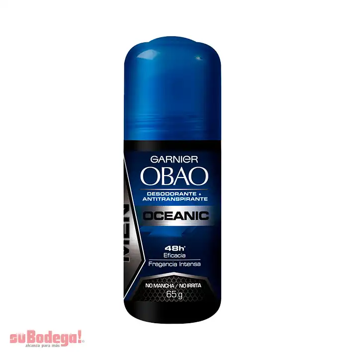 Desodorante Obao Hombre Oceanic Roll On 65 gr.