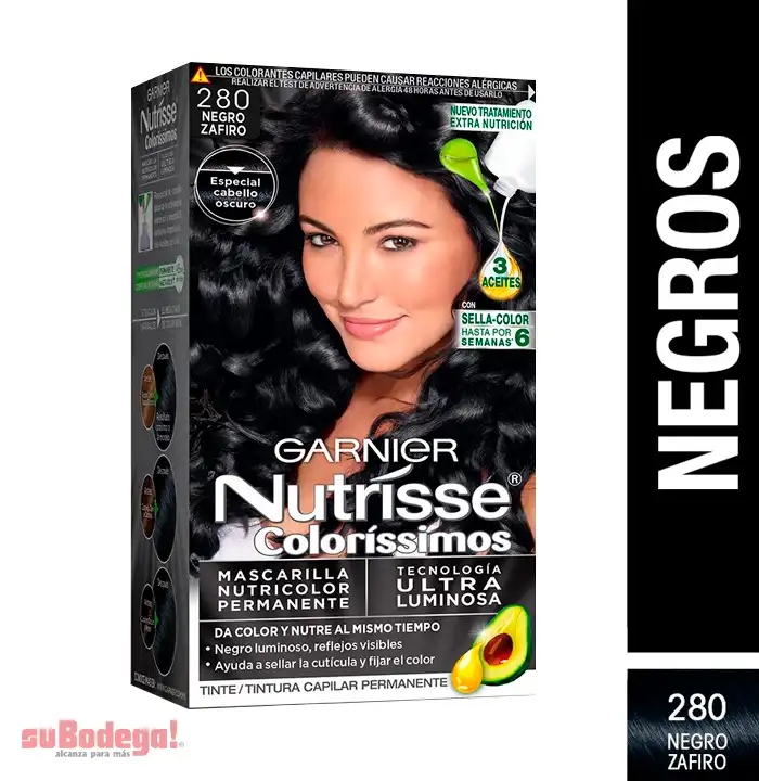 Tinte Nutrisse Negro Zafiro N0.280 pz.